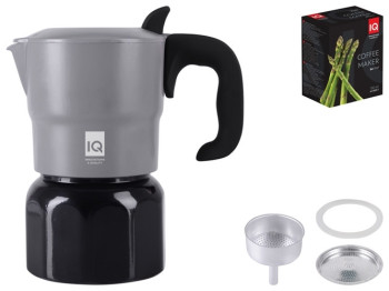 Гейзерная кофеварка IQ Be Chef на 3 чашки, 150мл, 6900069404006