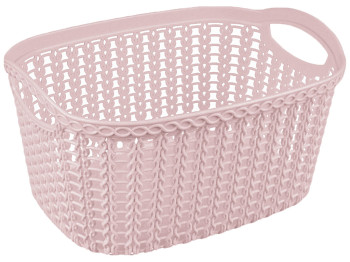 Кошик ажурний універсальний Efe Plastics Косичка (колір капучино) 24,5х18,5х12см 2,5л