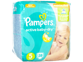 Подгузники Pampers "Active Baby-Dry Junior" (11-18 кг) 28шт