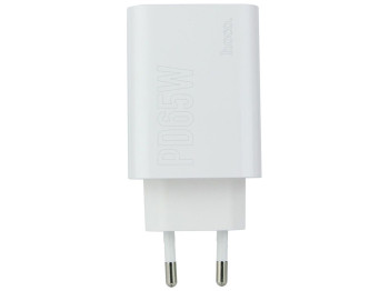 Сетевое зарядное устройство Hoco DC40 PD 65W + QC3.0 Цвет Белый