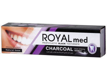 Зубная паста профилактическая Royal med Супер отбеливание с углем бамбука 100мл