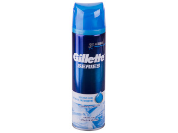 Гель для гоління Gillette Sensitive Cool "Дбайливе охолодження" з ментолом 200мл