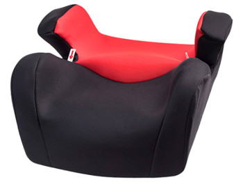Автокресло-бустер детское Sprint Appolo 3-12 лет (15-36кг) группа 2-3 черно-красное пластик