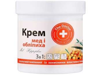 Крем для тіла "Домашній доктор" з медом і обліпихою 250мл
