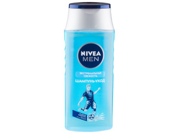 Шампунь-догляд Nivea men "Екстремальна свіжість" для чоловіків, з ментолом 250мл