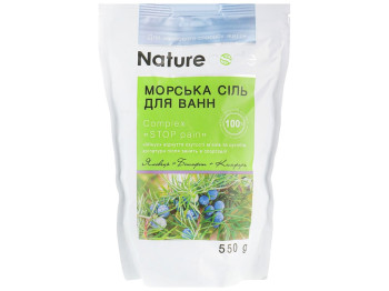 Морская соль для ванн Nature Code STOP pain 500г