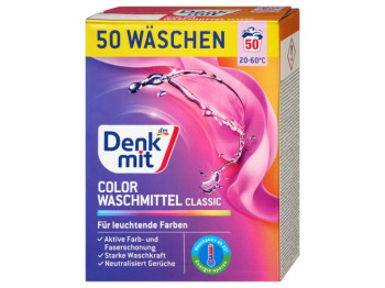 Стиральный порошок Denkmit Color Classic, 3 кг, 50 стирок