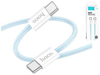 Кабель USB Hoco X104 Source 60W Type-C to Type-C 2м Колір Блакитний