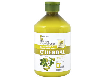 Органический бальзам-кондиционер O’Herbal для вьющихся и непослушных волос 500мл