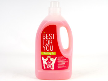 Гель для стирки бесфосфатный "Best for You" "Silk gel" для делик. тканей (шелк, шерсть) 1,5л 