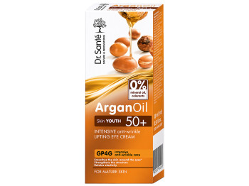 Крем-лифтинг для кожи вокруг глаз Dr.Sante Argan Oil 50+, с аргановым маслом и ниацинамидом, 15мл