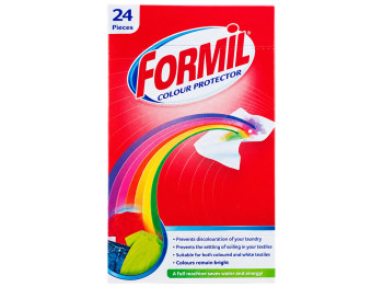 Салфетки для стирки Formil Colour Protector против окрашивания тканей, 24 шт