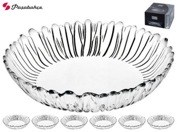 Набор тарелок глубоких Pasabahce Аврора, 21,5см (цена за набор 6шт)