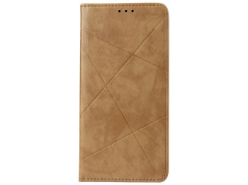 Чохол-книжка Business Leather для Xiaomi Poco X4 Pro/Redmi Note 11 Pro Колір Бежевий
