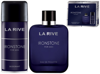 Набір подарунковий чоловічий La Rive Ironstone (туалетна вода 100мл, дезодорант 150мл)
