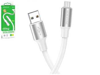 Кабель USB Borofone BX82 Micro, Білий