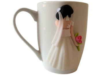 Чашка Limited Edition Dream Bride, фарфор, 340мл, колір білий