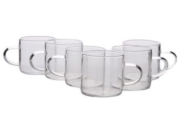 Набір чашок LED DRIP CLEAR, 90мл (ціна за набір 6шт) 6900069907583