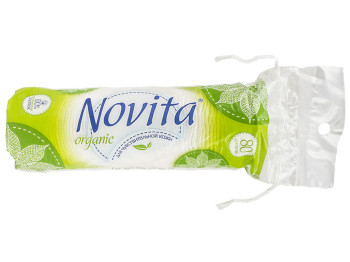 Ватні диски Novita organic косметичні 80шт