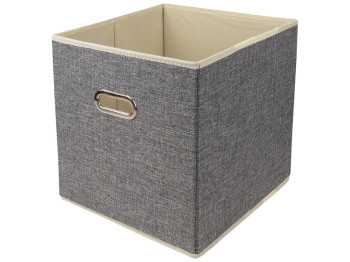 Ящик ПВХ для зберігання речей Besser Grey 25х25х25см