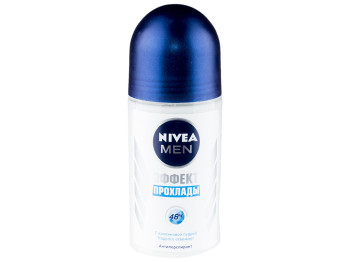 Дезодорант-антиперспірант кульковий для чоловіків Nivea men "Ефект прохолоди" 48 годин 50мл