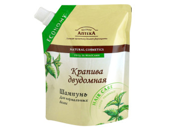 Шампунь "Зеленая Аптека" Крапива двудомная для нормальных волос дойпак 200мл