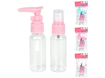 Набор дорожный для косметики, 30мл (цена за набор 2 предмета)