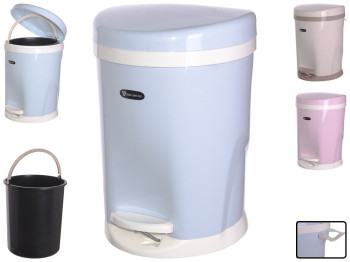 Ведро мусорное пластиковое с педалью и крышкой микролифт 6л 22х25х32,5см
