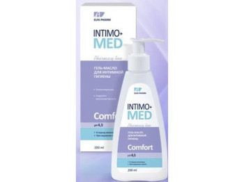 Гель-масло для інтимної гігієни Elfa Pharm Intimo+med Comfort 200мл