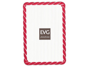 Фоторамка 10×15 см EVG, Onix Z04-P Red, метал, 11,3×16,5×1,5 см 6900071192380