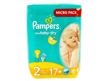 Подгузники Pampers "New Baby-Dry Mini" (3-6 кг) 17шт