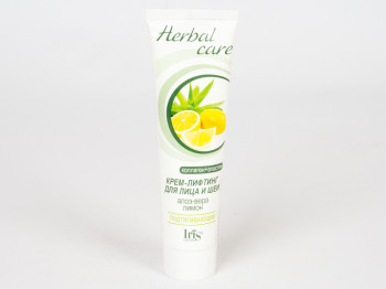 Крем-ліфтинг для обличчя і шиї Iris "Алое-вера і лимон" серія "Herbal Care", туба, 100гр.
