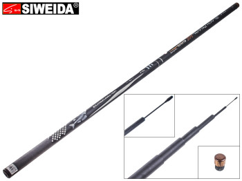 Вудка Siweida "Black Pearl" карбон+композит, без кілець, 6-секційна 6м 5-25г