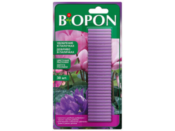 Добриво в паличках BIOPON для квітучих рослин 30шт