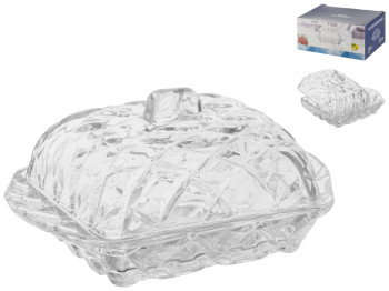 Маслянка скляна 16,8х10,5х8,2см