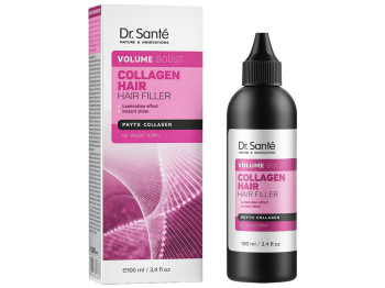 Филлер для волос Dr.Sante Collagen Hair Volume Boost, с коллагеном и пантенолом, 100мл