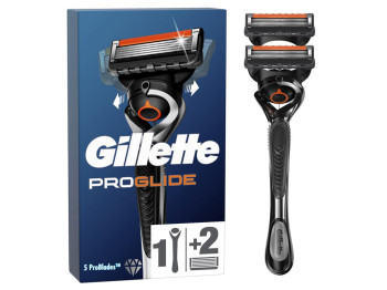 Бритва с 5 лезвиями Gillette Fusion ProGlide с 2 кассетами