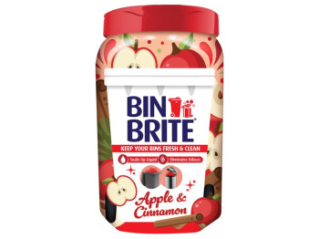 Нейтрализатор запаха Bin Brite, порошковый, аромат яблоко и корица, 500 г
