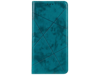 Чехол-книжка Business Leather для Realme Q3t Цвет Зелёный