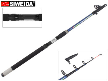 Спінінг Siweida "Captain" скловолокно, 5 кілець, 5-секційний 3м 40г