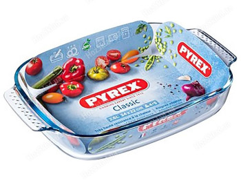 Форма Pyrex Classic, 35х23х6см, прямокутна, 2,7л, 342647000298