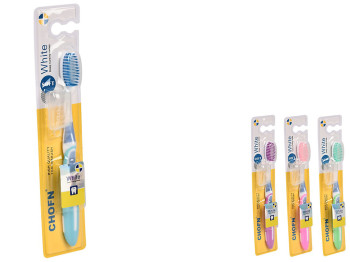 Зубна щітка м'яка, 18,5см (ціна за 1шт)