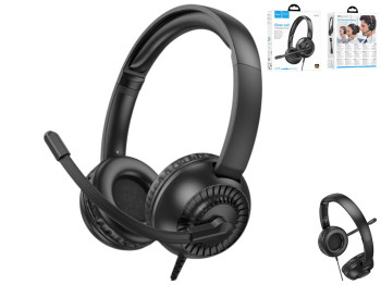 Игровые наушники Hoco W112 Pure, черный