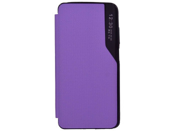 Чохол книжка Business Fabric для Samsung A03s 2021 A037F Колір 9, Purple