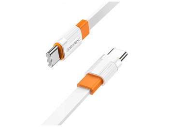 Кабель USB Borofone BX89 Union 60W Type-C to Type-C Колір Біло-жовтогарячий