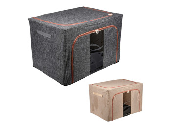 Коробка складна для зберігання речей, поліестер+ПВХ, 50×40×32см