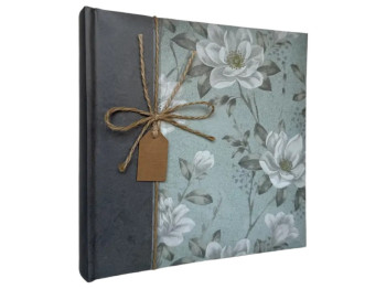 Фотоальбом EVG Flower Grey, 200 фото, 10×15 см, палітурка книжкова