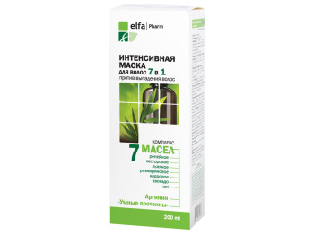 Маска для волосся Elfa Pharm 7 масел інтенсивна 200мл