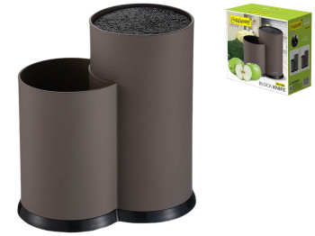 Колода для ножей универс. с подставкой Maestro, коричневый