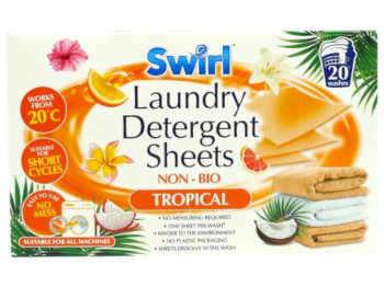 Порошковые листы Swirl универсальные тропический, 20 шт.